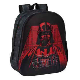 Sac à dos enfant 3D Star Wars Noir 27 x 33 x 10 cm de Star Wars, Sacs à dos enfant - Réf : S4309356, Prix : 10,47 €, Remise : %