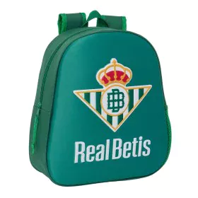 Schulrucksack 3D Real Betis Balompié grün 27 x 33 x 10 cm von Real Betis Balompié, Kinderrucksäcke - Ref: S4309372, Preis: 10...