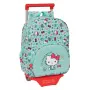 Mochila Escolar com Rodas Hello Kitty Sea lovers Turquesa 26 x 34 x 11 cm de Hello Kitty, Mochilas infantis - Ref: S4309374, ...