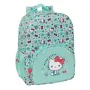 School Bag Hello Kitty Sea lovers Turquoise 33 x 42 x 14 cm by Hello Kitty, Children's Backpacks - Ref: S4309377, Price: 18,1...