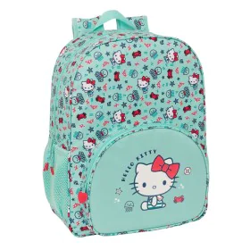 School Bag Hello Kitty Sea lovers Turquoise 33 x 42 x 14 cm by Hello Kitty, Children's Backpacks - Ref: S4309377, Price: 18,8...