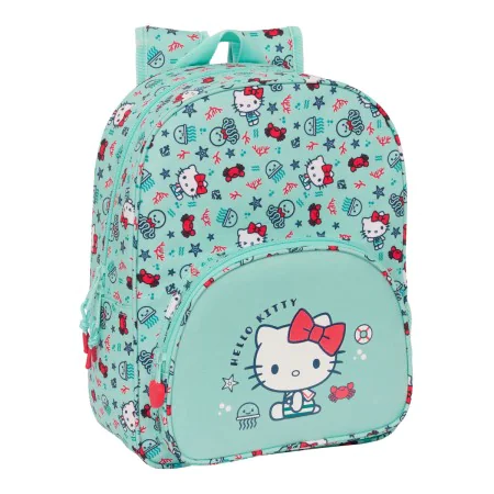 Cartable Hello Kitty Sea lovers Turquoise 26 x 34 x 11 cm de Hello Kitty, Sacs à dos enfant - Réf : S4309378, Prix : 13,79 €,...