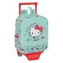 Mochila Escolar com Rodas Hello Kitty Sea lovers Turquesa 22 x 27 x 10 cm de Hello Kitty, Mochilas infantis - Ref: S4309383, ...