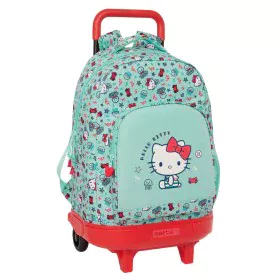 Schulrucksack mit Rädern Hello Kitty Sea lovers türkis 33 X 45 X 22 cm von Hello Kitty, Kinderrucksäcke - Ref: S4309388, Prei...