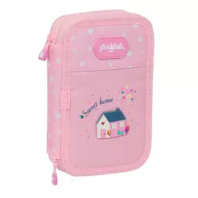 Plumier double Glow Lab Sweet home Rose 12.5 x 19.5 x 4 cm (28 Pièces) de Glow Lab, Trousses - Réf : S4309395, Prix : 9,43 €,...