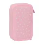 Plumier Doble Glow Lab Sweet home Rosa 12.5 x 19.5 x 4 cm (28 piezas) de Glow Lab, Estuches - Ref: S4309395, Precio: 9,43 €, ...