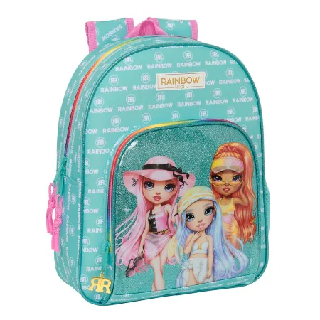 Mochila Escolar Rainbow High Paradise Turquesa 28 x 34 x 10 cm de Rainbow High, Mochilas infantis - Ref: S4309409, Preço: 13,...