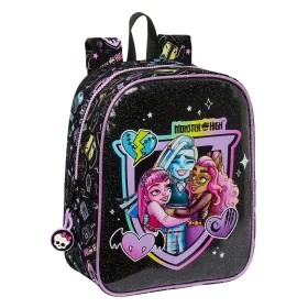 Zaino per Bambini Monster High Nero 22 x 27 x 10 cm di Monster High, Zainetti per bambini - Rif: S4309453, Prezzo: 10,54 €, S...