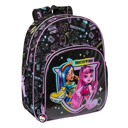 Child bag Monster High Black 28 x 34 x 10 cm by Monster High, Children's Backpacks - Ref: S4309456, Price: 14,22 €, Discount: %