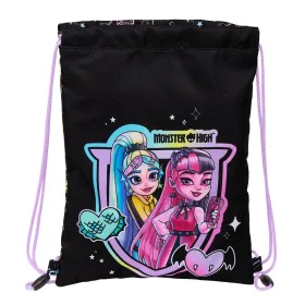 Sac à dos serré par des ficelles Monster High Noir 26 x 34 x 1 cm de Monster High, Cartables - Réf : S4309460, Prix : 6,78 €,...