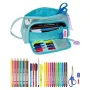 Astuccio per la Scuola con Accessori Frozen Hello spring Azzurro Chiaro 20 x 11 x 8.5 cm (32 Pezzi) di Frozen, Porta penne - ...