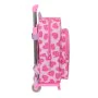 Cartable à roulettes Barbie Love Rose 26 x 34 x 11 cm de Barbie, Sacs à dos enfant - Réf : S4309500, Prix : 20,67 €, Remise : %