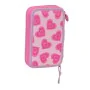 Doppel-Federtasche Barbie Love Rosa 12.5 x 19.5 x 4 cm 28 Stücke von Barbie, Federmäppchen - Ref: S4309511, Preis: 9,78 €, Ra...