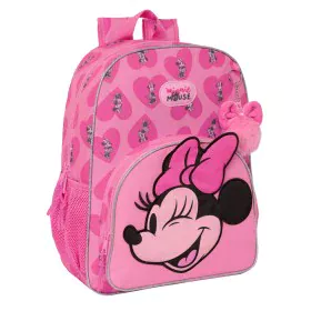 School Bag Minnie Mouse Loving Pink 33 x 42 x 14 cm by Minnie Mouse, Children's Backpacks - Ref: S4309516, Price: 16,56 €, Di...