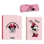 Ensemble de Papeterie Minnie Mouse Loving Rose A4 3 Pièces de Minnie Mouse, Kits de fournitures scolaires - Réf : S4309525, P...