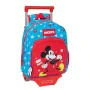 Trolley per la Scuola Mickey Mouse Clubhouse Fantastic Azzurro Rosso 28 x 34 x 10 cm di Mickey Mouse Clubhouse, Zainetti per ...