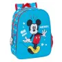 Mochila Escolar Mickey Mouse Clubhouse Fantastic Azul Vermelho 26 x 34 x 11 cm de Mickey Mouse Clubhouse, Mochilas infantis -...