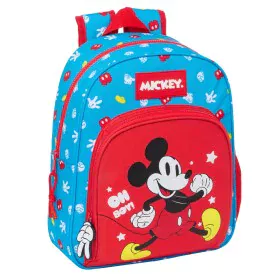 Cartable Mickey Mouse Clubhouse Fantastic Bleu Rouge 28 x 34 x 10 cm de Mickey Mouse Clubhouse, Sacs à dos enfant - Réf : S43...