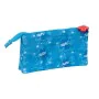 Trousse Fourre-Tout Double Los Pitufos Bleu 22 x 12 x 3 cm de Los Pitufos, Trousses - Réf : S4309578, Prix : 7,95 €, Remise : %