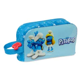 Thermal Lunchbox Los Pitufos Blue Sky blue 21.5 x 12 x 6.5 cm by Los Pitufos, Food storage - Ref: S4309581, Price: 7,39 €, Di...