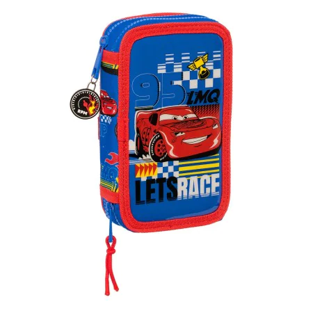 Astuccio Doppio Cars Race ready Azzurro 12.5 x 19.5 x 4 cm (28 Pezzi) di Cars, Porta penne - Rif: S4309590, Prezzo: 9,08 €, S...