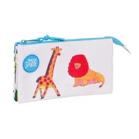 Trousse Fourre-Tout Double Algo de Jaime Blanc 22 x 12 x 3 cm de Algo de Jaime, Trousses - Réf : S4309597, Prix : 11,62 €, Re...