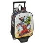 School Rucksack with Wheels The Avengers Forever Multicolour 22 x 27 x 10 cm by The Avengers, Children's Backpacks - Ref: S43...