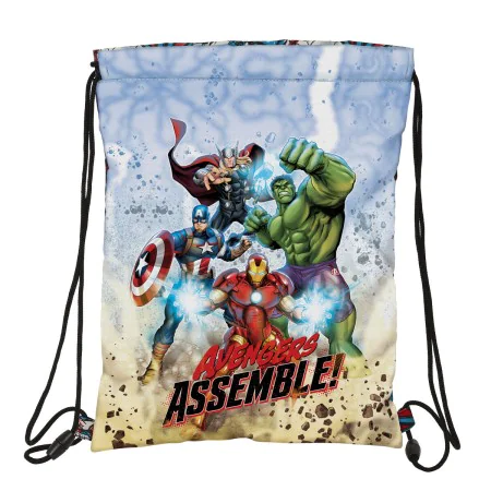 Backpack with Strings The Avengers Forever Multicolour 26 x 34 x 1 cm by The Avengers, School Bags - Ref: S4309647, Price: 6,...