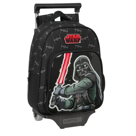 Trolley per la Scuola Star Wars The fighter Nero 27 x 33 x 10 cm di Star Wars, Zainetti per bambini - Rif: S4309653, Prezzo: ...