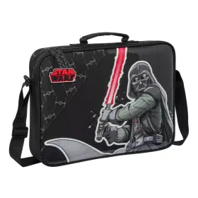 Cartable d'école Star Wars The fighter Noir 38 x 28 x 6 cm de Star Wars, Sacs à dos enfant - Réf : S4309656, Prix : 9,74 €, R...