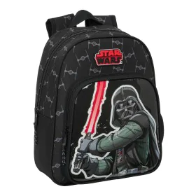 Zaino Scuola Star Wars The fighter Nero 27 x 33 x 10 cm di Star Wars, Zainetti per bambini - Rif: S4309658, Prezzo: 11,54 €, ...