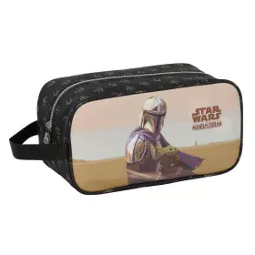 Necessaire per la Scuola The Mandalorian This is the way Nero 29 x 15 x 14 cm di The Mandalorian, Beauty Case da viaggio - Ri...