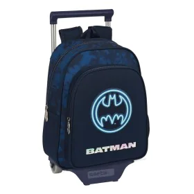 Mochila Escolar con Ruedas Batman Legendary Azul marino 27 x 33 x 10 cm de Batman, Mochilas infantiles - Ref: S4309750, Preci...