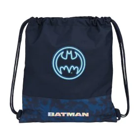 Backpack with Strings Batman Legendary Navy Blue 35 x 40 x 1 cm by Batman, School Bags - Ref: S4309754, Price: 6,73 €, Discou...