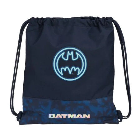 Sac à dos serré par des ficelles Batman Legendary Blue marine 35 x 40 x 1 cm de Batman, Cartables - Réf : S4309754, Prix : 6,...