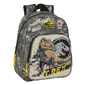 Mochila Escolar Jurassic World Warning Cinzento 27 x 33 x 10 cm de Jurassic World, Mochilas infantis - Ref: S4309804, Preço: ...