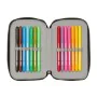 Astuccio Doppio Paul Frank Join the fun Nero 12.5 x 19.5 x 4 cm (28 Pezzi) di Paul Frank, Porta penne - Rif: S4309819, Prezzo...