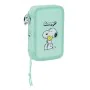 Plumier double Snoopy Groovy Aigue marine 12.5 x 19.5 x 4 cm 28 Pièces de Snoopy, Trousses - Réf : S4309852, Prix : 10,18 €, ...