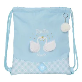 Sac à dos serré par des ficelles Glow Lab Cisnes Bleu 35 x 40 x 1 cm de Glow Lab, Cartables - Réf : S4309885, Prix : 7,31 €, ...