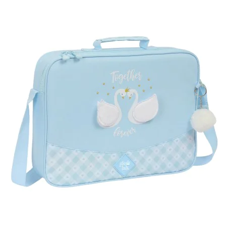 School Satchel Glow Lab Cisnes Light Blue 38 x 28 x 6 cm by Glow Lab, Children's Backpacks - Ref: S4309888, Price: 9,74 €, Di...