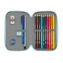 Plumier Doble Glow Lab Cisnes Azul 12.5 x 19.5 x 4 cm (28 piezas) de Glow Lab, Estuches - Ref: S4309901, Precio: 9,43 €, Desc...