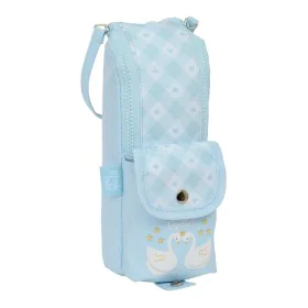 Trousse d'écolier Glow Lab Cisnes Bleu clair 6 x 21 x 6 cm de Glow Lab, Trousses - Réf : S4309906, Prix : 7,39 €, Remise : %