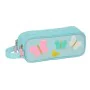 Double Carry-all Moos Butterflies Light Blue 21 x 8 x 6 cm by Moos, Pencil cases - Ref: S4309911, Price: 10,47 €, Discount: %