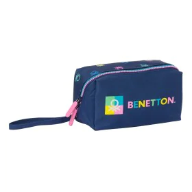 School Case Benetton Cool Navy Blue 22 x 10 x 10 cm by Benetton, Pencil cases - Ref: S4309950, Price: 7,42 €, Discount: %