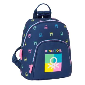 Sac à dos Benetton Cool Mini Blue marine 25 x 30 x 13 cm de Benetton, Sacs à dos enfant - Réf : S4309975, Prix : 13,53 €, Rem...