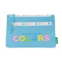 School Case Benetton Spring Sky blue 23 x 16 x 3 cm by Benetton, Pencil cases - Ref: S4309984, Price: 6,18 €, Discount: %