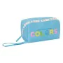 School Case Benetton Spring Sky blue 22 x 10 x 10 cm by Benetton, Pencil cases - Ref: S4309985, Price: 7,42 €, Discount: %