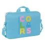 Valigetta per Portatile Benetton Spring Celeste 40 x 27 x 4 cm di Benetton, Borse e custodie per laptop e netbook - Rif: S430...