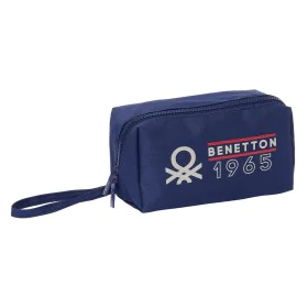 School Case Benetton Varsity Grey Navy Blue 22 x 10 x 10 cm by Benetton, Pencil cases - Ref: S4310015, Price: 7,42 €, Discoun...