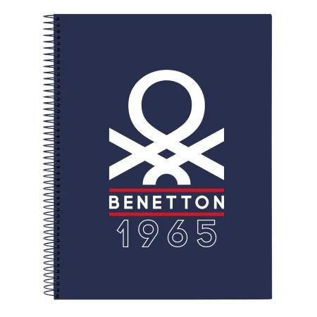 Notizbuch Benetton Varsity Grau Marineblau A4 120 Blatt von Benetton, Schulhefte - Ref: S4310016, Preis: 5,57 €, Rabatt: %